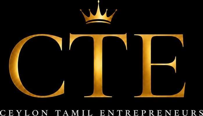 CTE — Ceylon Tamil Entrepreneurs gold crown logo